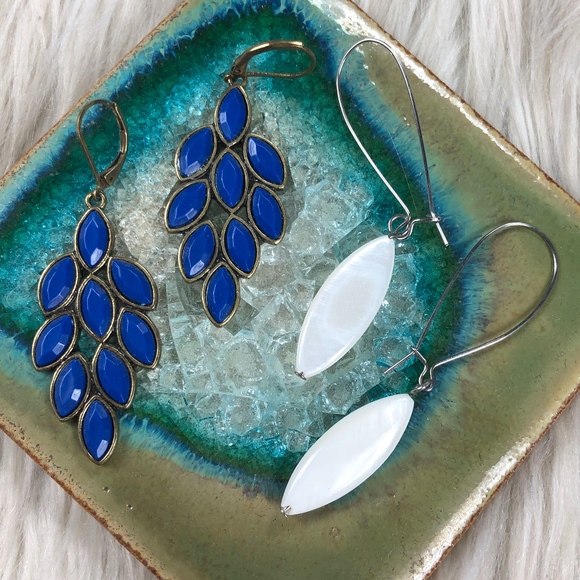 Unbranded Jewelry - 🐝 LOT 2 Tear Drop Cluster Statement Earrings